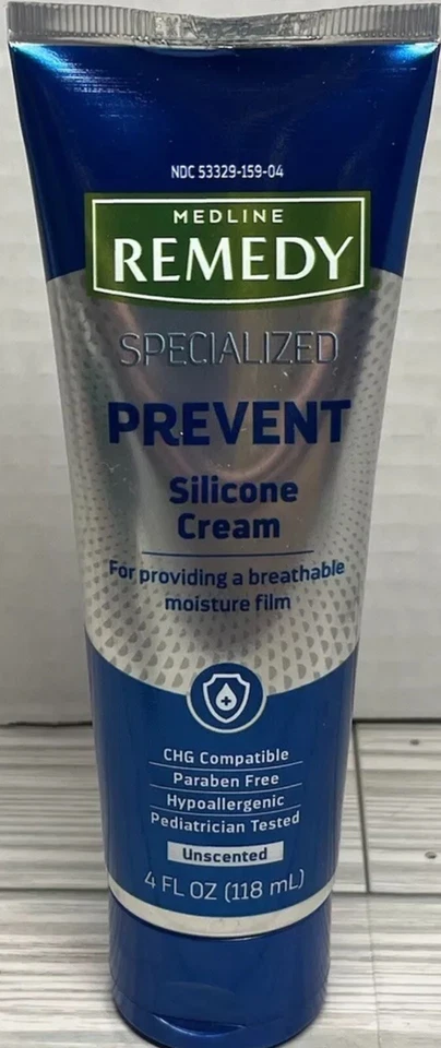 Medline Remedy Specialized Prevent Silicone Cream 4 oz unscented heavy duty - Image 1 of 1