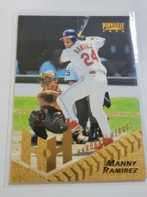MANNY RAMIREZ 1996 Pinnacle Hardball Heroes #278.   INDIANS - Image 1 of 2