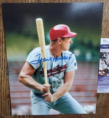 NICE AUTOGRAPHED Senators Frank Howard 8x10 Photo Baseball JSA COA Signed - Image 1 of 3