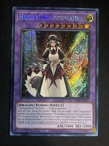 Yu-Gi-Oh! House Dragonmaid RA03-EN037 Secret Rare 1st Edition NM - Picture 1 of 2