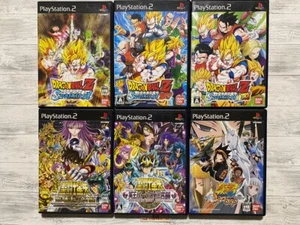 SONY PS2 DRAGON BALL Z Sparking & Neo & Meteor & Saint Seiya & Shaman King set - Picture 1 of 14