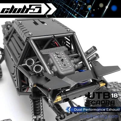 Dual Performance Exhaust for Axial 1/18 Capra - Image 1 of 4