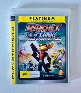 Ratchet & Clank Future Tools of Destruction Artwork + Manual PS3 Mint Disc AU - Picture 1 of 3