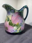 Lesal Pottery  Pitcher 9.5? Tall By Lisa Lindberg Made In California