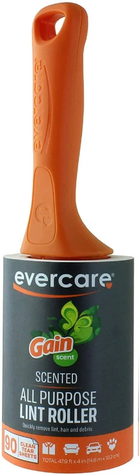 Rodillo de pelusa pegajoso extremo de 90 hojas aroma original Gain removedor de polvo para mascotas Foto 1 de 1