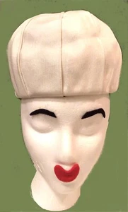 NWT Vintage I.MAGNIN Pillbox Hat Ivory Silk Mid 60’s Size Sm 6¾ Excl’t Cond. - Picture 1 of 14