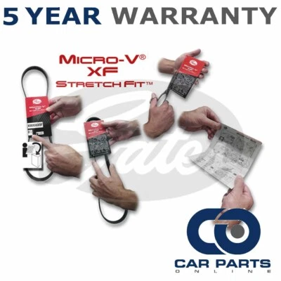 Gates V-Ribbed Belts Fits Smart Fortwo (2007-2014) 1.0 - GAT2906 - Imagem 1 de 4