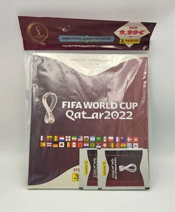 2022 FIFA World Cup Qatar - Blank Album Cardboard Hard Cover + 3 Panini Bags - Picture 1 of 1