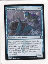 Magic: MTG: Dragons of Tarkir: Foil: Gurmag Drowner
