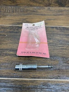 Archer 274-1544 2-Conductor 1/4" Male Phone Plug Connector Metal Shielded - Picture 1 of 4