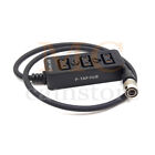 Hirose 4 Pin Male to 3 x D-tap Female Power Splitter Cable Box 12V 10A