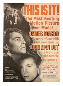 1947 Odd Man Out Original Print Ad James Mason/Robert Newton/Kathleen Ryan - Bild 1 von 2