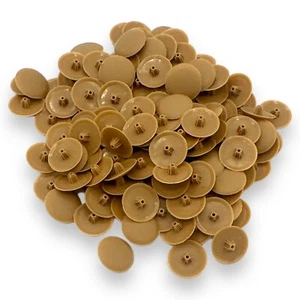 Bifix™ Caramel Brown Screw Pozi Phillips Cover Caps Snap-On 6-8g Pz2 Ph2 Push - Picture 1 of 4