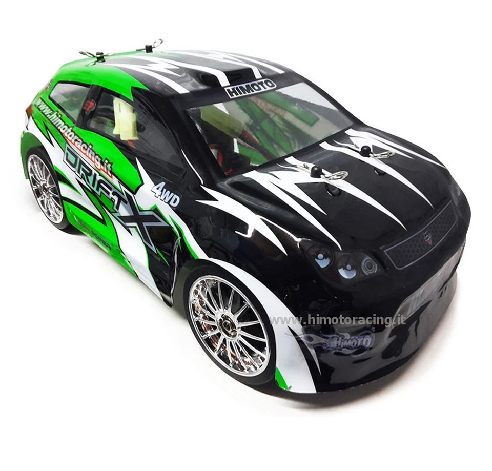 Drift 1/18 HIMOTO Radio 2.4GHZ Engine Electrical Brushless Drums Lipo 4WD Rtr - Image 1 of 1