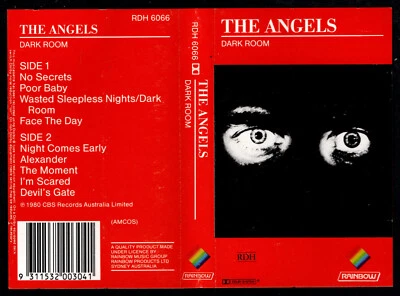 1980 MUSIC AUDIO CASSETTE TAPE [ALBUM: DARK ROOM] GROUP: THE ANGELS (CBS AUST.) - Image 1 of 4