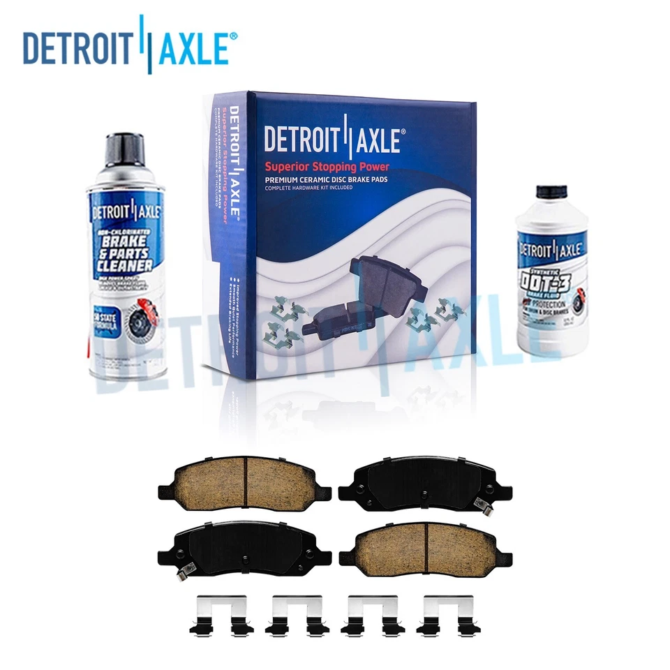 Kit pastillas freno trasero para 2006 2007 20082009 2010 2011 Buick Lucerne Cadillac DTS Foto 1 de 4
