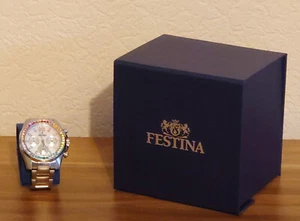 Festina Damenuhr Boyfriend Rainbow Chronograph 39 MM mit Edelstahlband F20606/2 - Bild 1 von 6