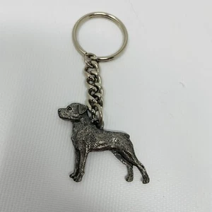 Mastiff Fine PEWTER Dog 3D Keychain Key Chain Ring Fob GG Harris - Picture 1 of 3