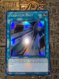 MP20-EN098 Pendulum Halt Super Rare 1st Edition Mint YuGiOh Card - Picture 1 of 2