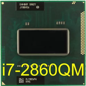 Intel Core I7-2860QM 2.50 GHz 8M 4Cores SR02X Notebook Socket G2 CPU processor - Picture 1 of 4