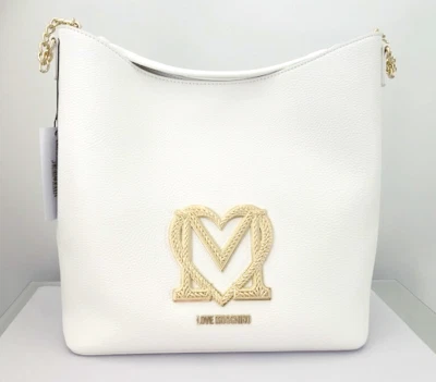 LOVE MOSCHINO SHOULDER BAG IN WHITE - Brand New - image 1 of 4