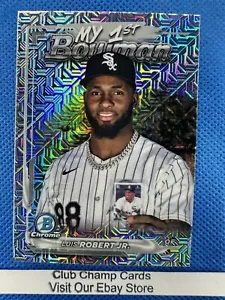 2024 M1B-3 Luis Robert Jr Bowman Cromo Mega Mojo My 1st Bowman White Sox - Imagen 1 de 2
