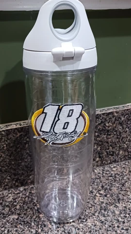 Kyle Busch #18 Tervis 24oz Tumbler Bottle NASCAR Joe Gibbs Racing Motorsports Cover
