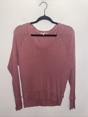 Top térmico Anthropologie Sundry rosa de gran tamaño para mujer talla 1 Foto 1 de 4