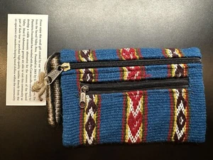 Sacred Valley Peruvian Handmade Zippered Clutch / Purse | Womens Weaving Coop - Picture 1 of 5