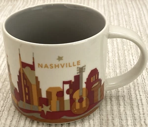 Taza de té café NASHVILLE You Are Here Collection 2016 Starbucks 14 oz - Imagen 1 de 8