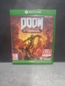DOOM Eternal Microsoft XBOX One X Enhanced Video Game, Very Good, Free Shipping - Picture 1 of 6