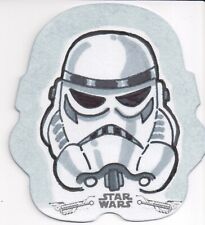 Star Wars Black & White - Die Cut sketch Card by Rooney Roberts 1/1
