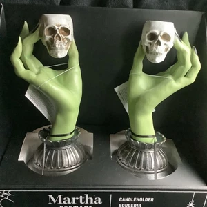 WICKED Hexenhände & Totenköpfe Kerzenhalter Set von Martha Stewart - Halloween - süß - Bild 1 von 6
