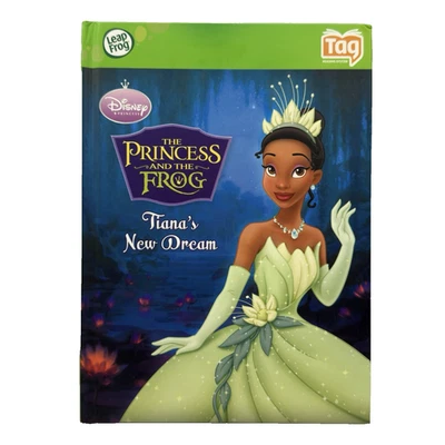 LEAPFROG Tag Book Disney Princess and the Frog Tianas New Dream Clean Pages - Image 1 of 4