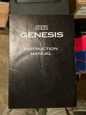 Sega Genesis System Console Instruction Manual Booklet ONLY 1993 - Image 1 of 4