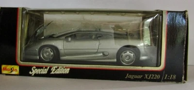 Maisto 1992 Jaguar XJ220 специальный выпуск автомобиля серебро 1:18 31807 новый в коробке - Изображение 1 из 4