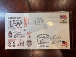 STS-1 Space Voyage 1980/1986 Dual Cover CC / Miami Florida Shuttle Columbia !! - Picture 1 of 1