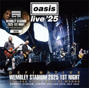 OASIS DEFINITIVE WEMBLEY STADIUM 2025 1° NOTTE 250.000 PINTE NON PUÒ SBAGLIARE 2CD - Foto 1 di 1