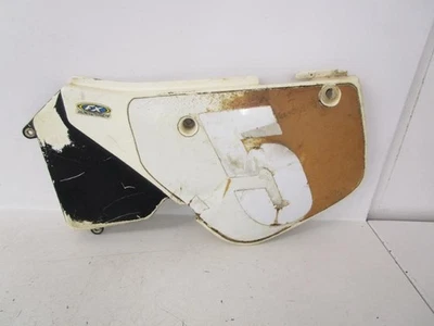 86 Yamaha YZ490 YZ 490 Left Rear Cover Number Plate 1LX-21711-01-98 1986 - Image 1 of 4