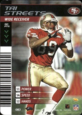2001 NFL Showdown 1st & Goal #083 Tai Streets [GOATCARDS] - Image 1 of 2