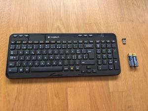 Logi Logitech K360 Wireless Keyboard Unifying Y-R0017 820-003491 QWERTZ Swiss CH - Photo 1/3