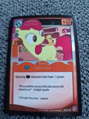My Little Pony CCG Absolute Discord #Pf10 Applejack, Apple Teeny  Excellent  - Image 1 of 2