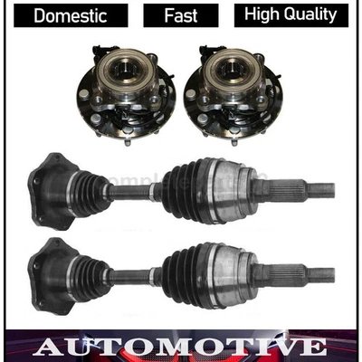 Conjunto de cojinete de rueda y buje de juntas de eje CV para GMC Sierra 1500 2001 Foto 1 de 4