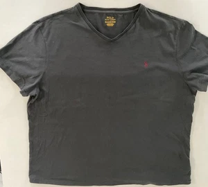 Polo Ralph Lauren Men’s V Neck Gray Short Sleeve T Shirt Size XXL - Picture 1 of 3