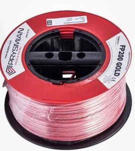 Prysmian 1.5mm² FP200 Gold Fire Cable – 2C+E – 100m Drum (Red) – Premium Quality - Picture 1 of 1