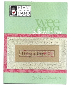 Believe In Love Heart In Hand Cross Stitch Pattern Cecilia Turner - Picture 1 of 1