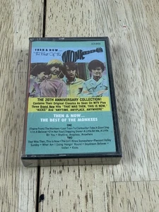 Then and Now The Best of The Monkees 20th Anniversary Cassette Tape 1986 Sealed - Picture 1 of 4