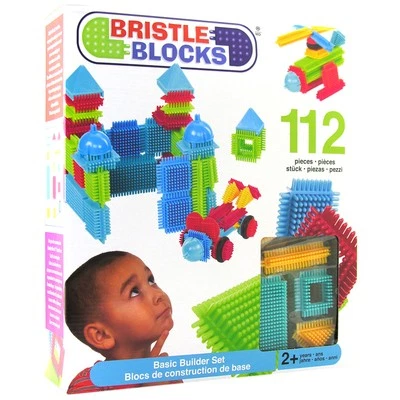 Bristle Blocks Basic Builder Set Imaginative Fine Motor Skills 112 Piece Ages 2+ - Image 1 of 3