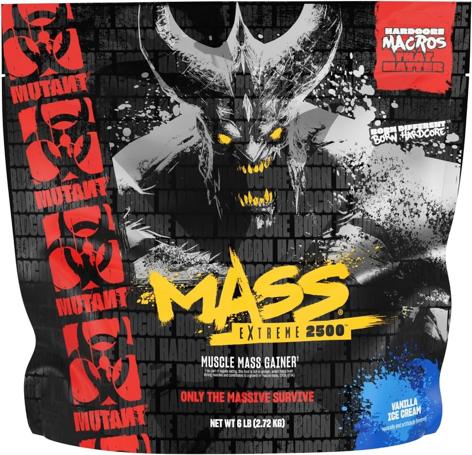 Mutant Mass Extreme Gainer – Whey Protein Powder – Build Muscle Size and Strengt