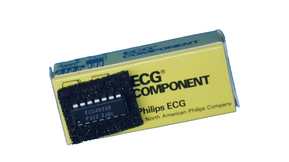 ECG4023B CMOS Triple 3-Input NAND Gate - DIP14 - New - Image 1 of 1